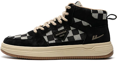 Warrior High-Top 'Black Khaki Checkerboard' WXY(S)-1889C05 Warrior High-Top 'Black Khaki Checkerboard' WXY(S)-1889C05