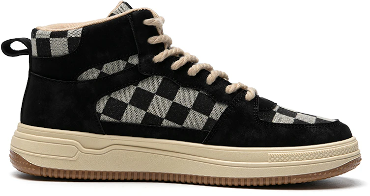 Warrior High-Top ''Noir Kaki Damier'' WXY(S)-1889C05 Order Warrior High-Top ''Noir Kaki Damier'' WXY(S)-1889C05