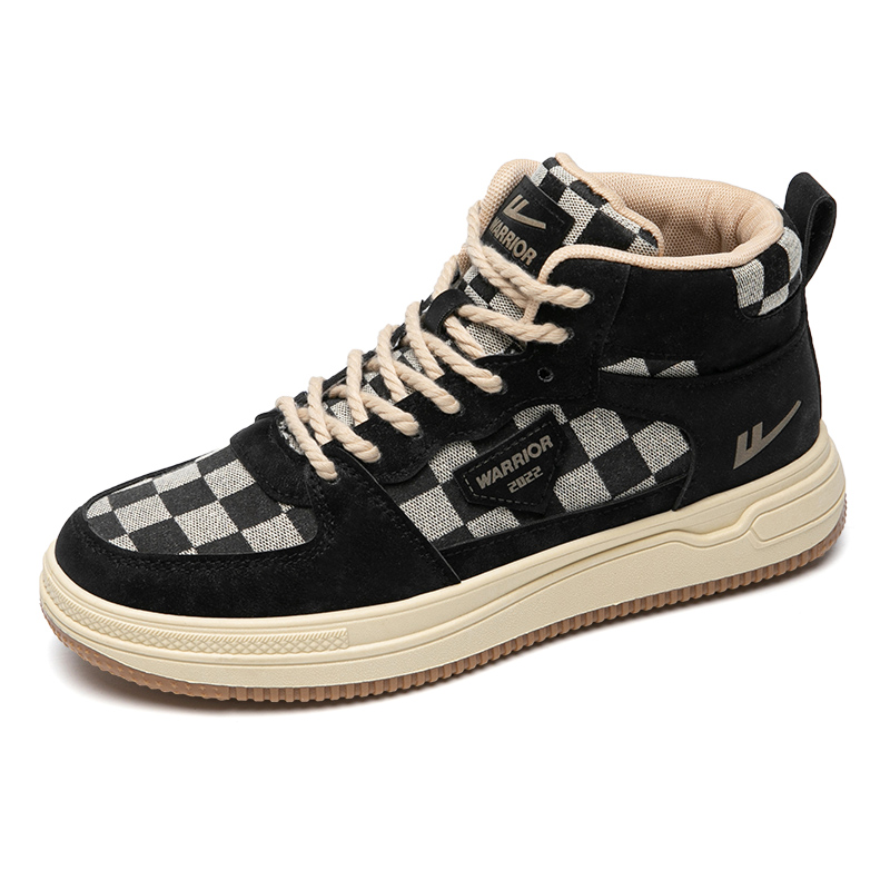 Lookbook Warrior High-Top ''Noir Kaki Damier'' WXY(S)-1889C05