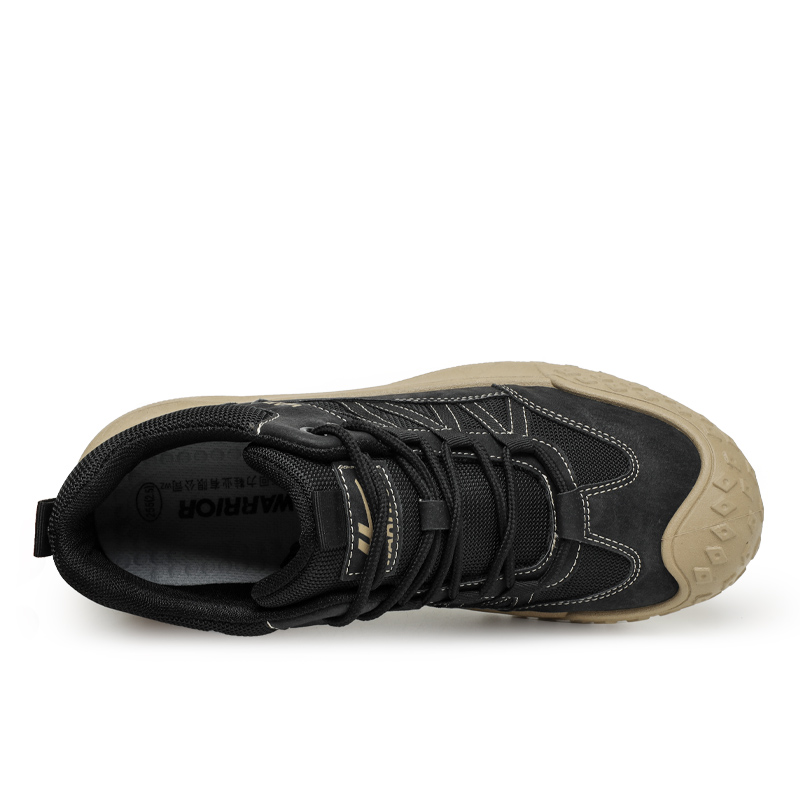 Shop Warrior High-Top 'Black Retro Casual' WXY(S)-3505N03