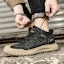 Sizing Warrior High-Top 'Hitam Retro Kasual' WXY(S)-3505N03