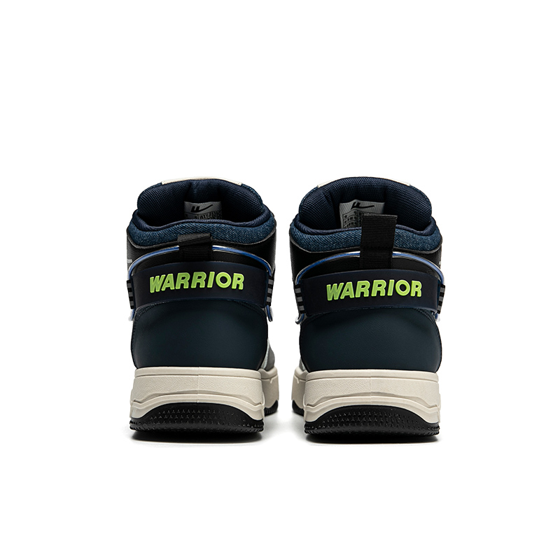 Warrior High-Top 'Dark Blue Beige Graffiti' 圖 5