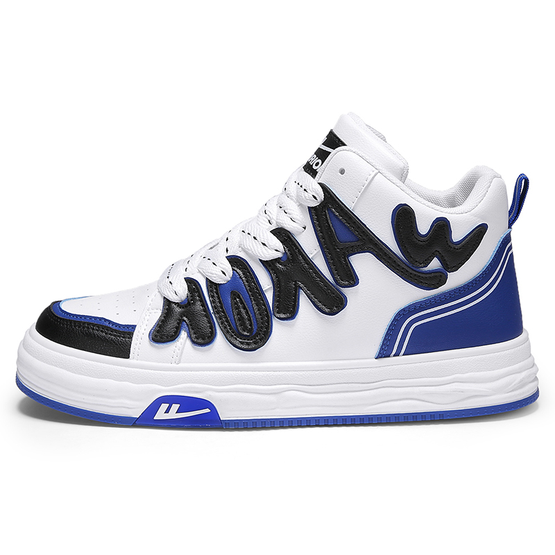 Warrior High-Top 'Dissolving Alphabet White Blue Black'