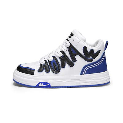 Warrior High-Top 'Dissolving Alphabet White Blue Black'