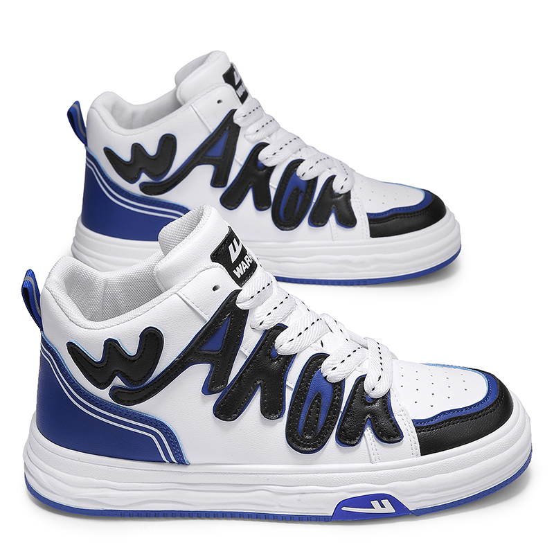 Warrior High-Top 'Dissolving Alphabet White Blue Black' 圖 3