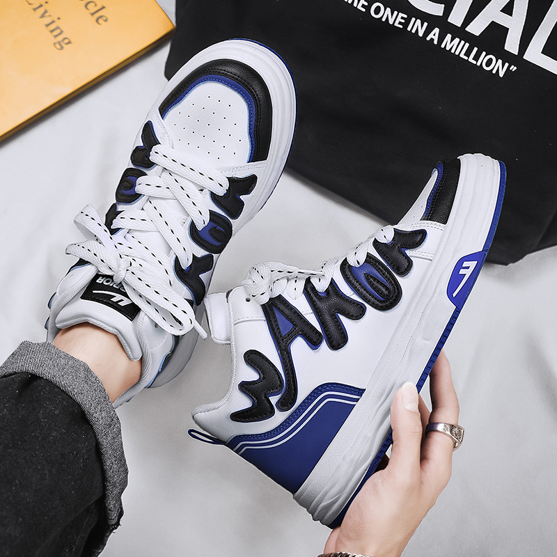 Warrior High-Top 'Dissolving Alphabet White Blue Black' 圖 7