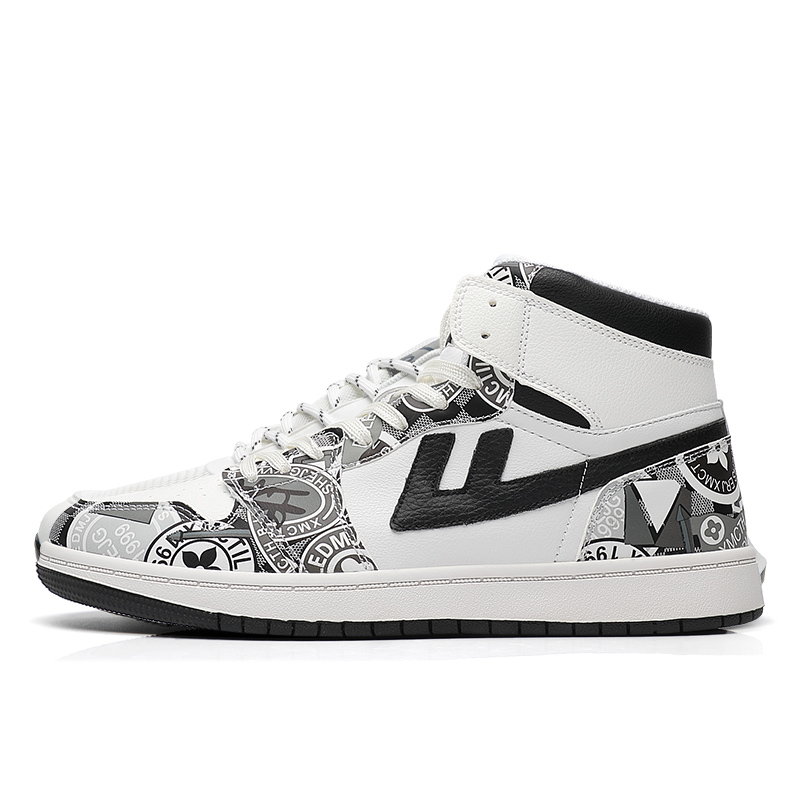 Warrior High-Top 'Graffiti Black White'