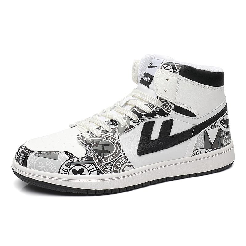 Warrior High-Top 'Graffiti Black White' 圖 3