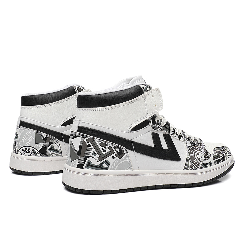 Warrior High-Top 'Graffiti Black White' 圖 5
