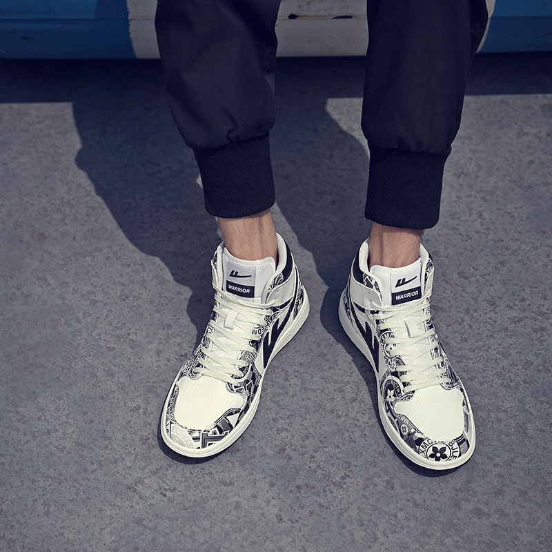 Warrior High-Top 'Graffiti Black White' 圖 10