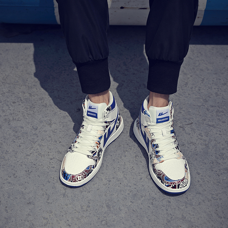 Warrior High-Top 'Graffiti Blue & White' 圖 11