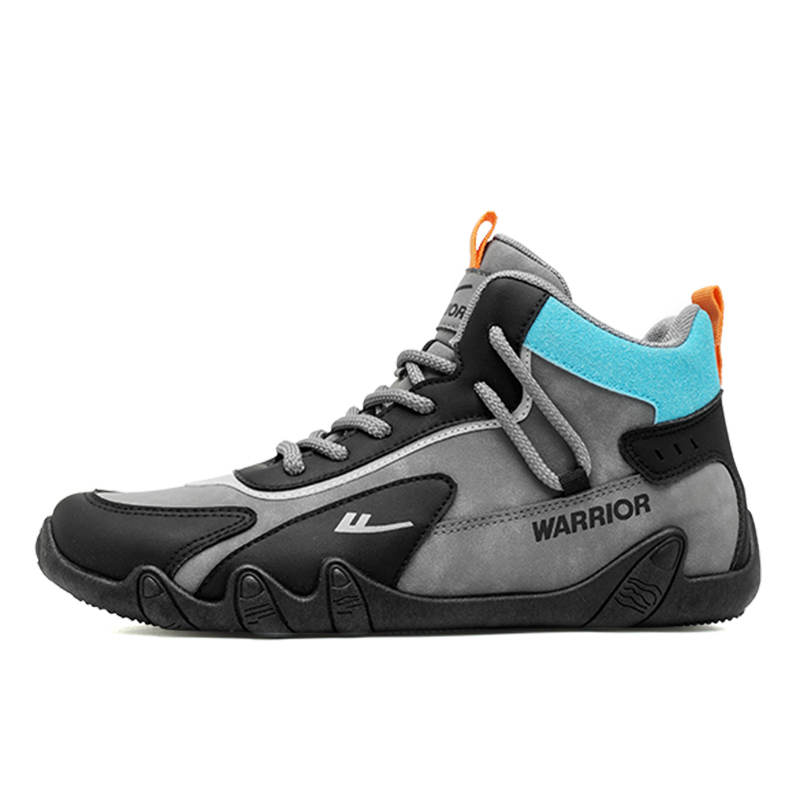 Buy Warrior High-Top 'Grey Black Blue' WXY-F532C04