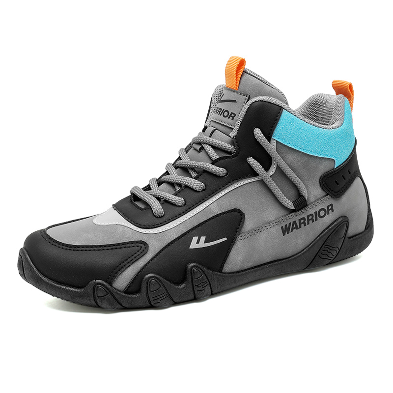 Warrior High-Top 'Grey Black Blue' 圖 3