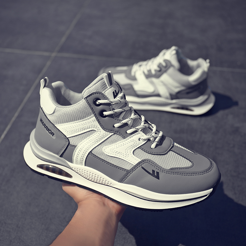 Warrior High-Top 'Grey White' 圖 13