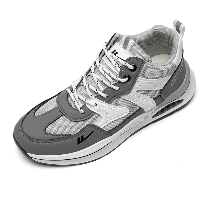 Warrior High-Top 'Grey White' 圖 3