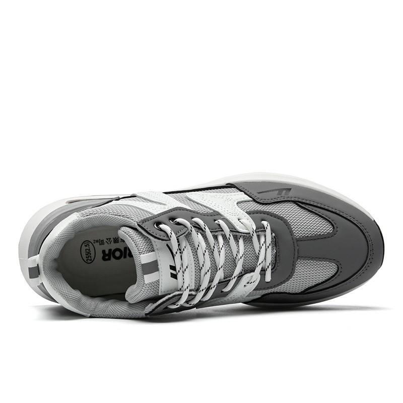 Warrior High-Top 'Grey White' 圖 4