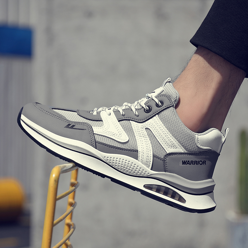 Warrior High-Top 'Grey White' 圖 8