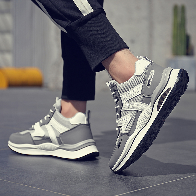 Warrior High-Top 'Grey White' 圖 10