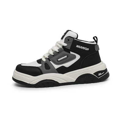 Warrior High-Top 'Guochao Retro Simple Casual Thick Sole'