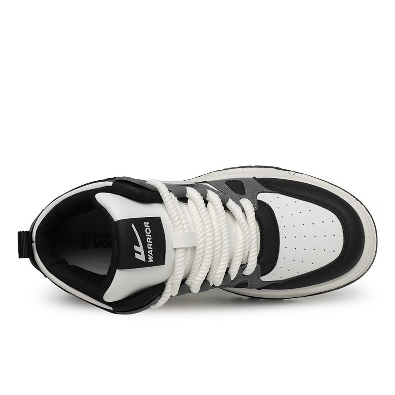 Shop Warrior High-Top 'Guochao Retro Simple Casual Thick Sole' WBN(JS)-120803