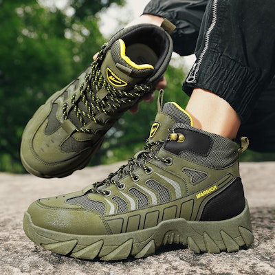Warrior High-Top 'Hijau Tentara Hitam' WXY-F950C03 Cheap Warrior High-Top 'Hijau Tentara Hitam' WXY-F950C03