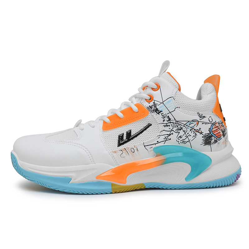 Warrior High-Top 'Multicolor Casual Painted Thick Sole'