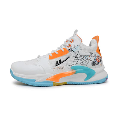 Warrior High-Top 'Multicolor Casual Painted Thick Sole'