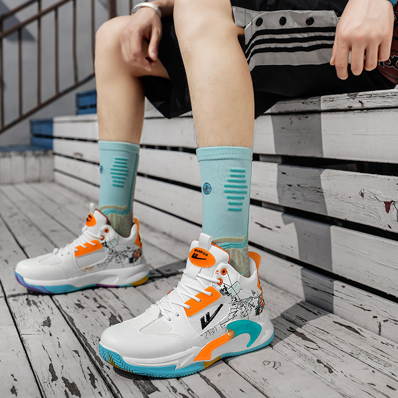 Warrior High-Top 'Multicolor Casual Painted Thick Sole' 圖 8