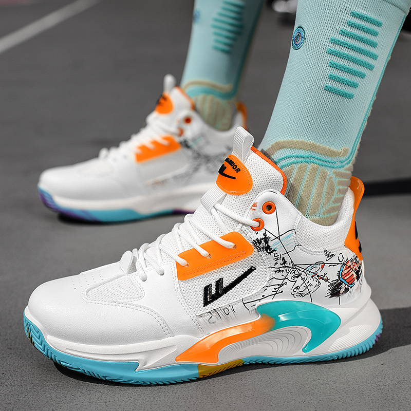 Warrior High-Top 'Multicolor Casual Painted Thick Sole' 圖 9