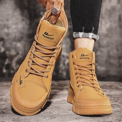 Warrior High-Top 'Retro Workwear Mustard' WXP(WZ)-084603M Sizing Warrior High-Top 'Retro Workwear Mustard' WXP(WZ)-084603M