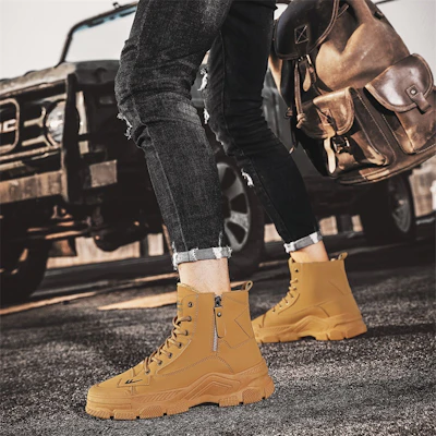 Warrior High-Top ''Retro Workwear Mosterd'' WXP(WZ)-084603M 2