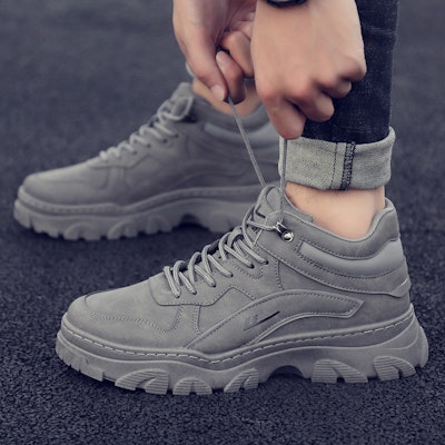 Warrior High-Top 'Simplified Versatile Academy Grey' WXP(WZ)-080802 Purchase Warrior High-Top 'Simplified Versatile Academy Grey' WXP(WZ)-080802