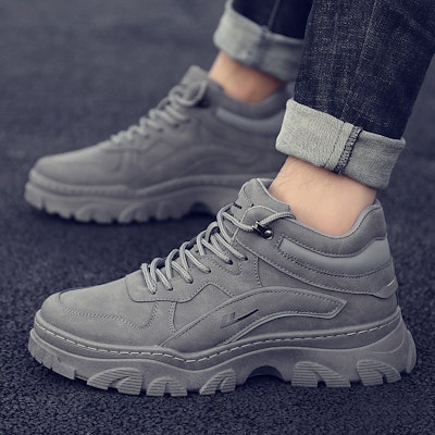 Warrior High-Top 'Simplified Versatile Academy Grey' WXP(WZ)-080802 Sizing Warrior High-Top 'Simplified Versatile Academy Grey' WXP(WZ)-080802