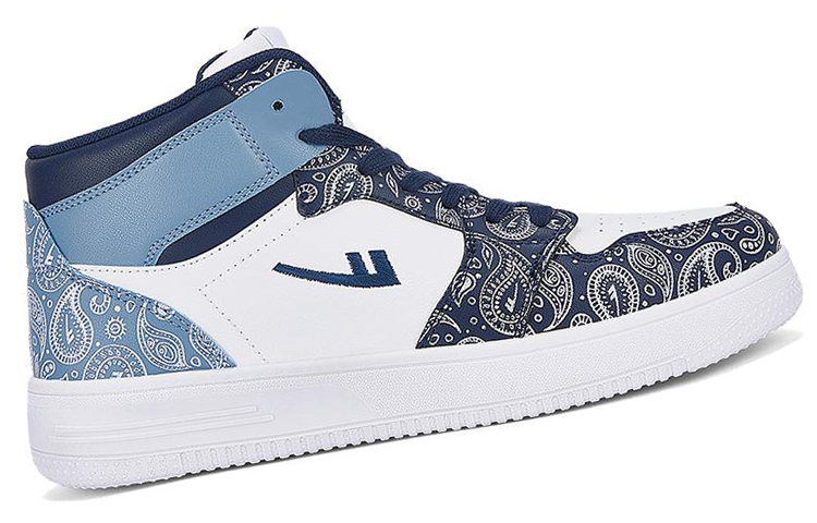 Warrior High-Top 'White and Cyan Accent' 圖 2