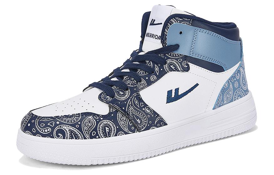 Warrior High-Top 'White and Cyan Accent' 圖 3