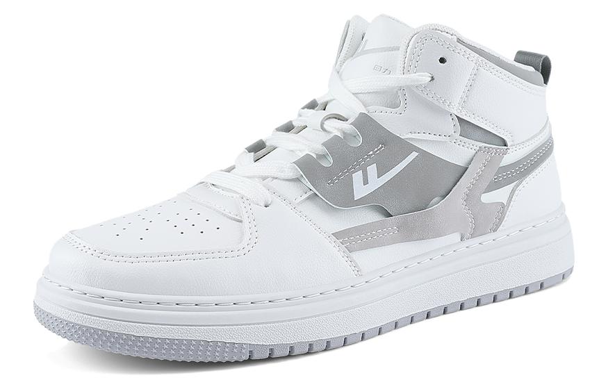 Warrior High-Top 'White Grey' 圖 2