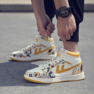 Warrior High-Top 'Putih Kuning' WXY-A663C02 3