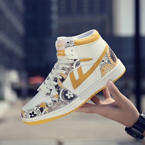 Warrior High-Top 'Putih Kuning' WXY-A663C02 4