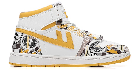 Warrior High-Top 'Putih Kuning' WXY-A663C02 Order Warrior High-Top 'Putih Kuning' WXY-A663C02