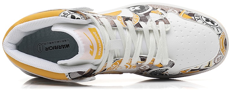 Warrior High-Top 'Putih Kuning' WXY-A663C02 Shop Warrior High-Top 'Putih Kuning' WXY-A663C02