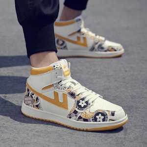 Warrior High-Top 'Putih Kuning' WXY-A663C02 Sizing Warrior High-Top 'Putih Kuning' WXY-A663C02