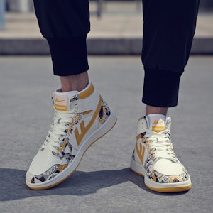 Warrior High-Top 'Putih Kuning' WXY-A663C02 1