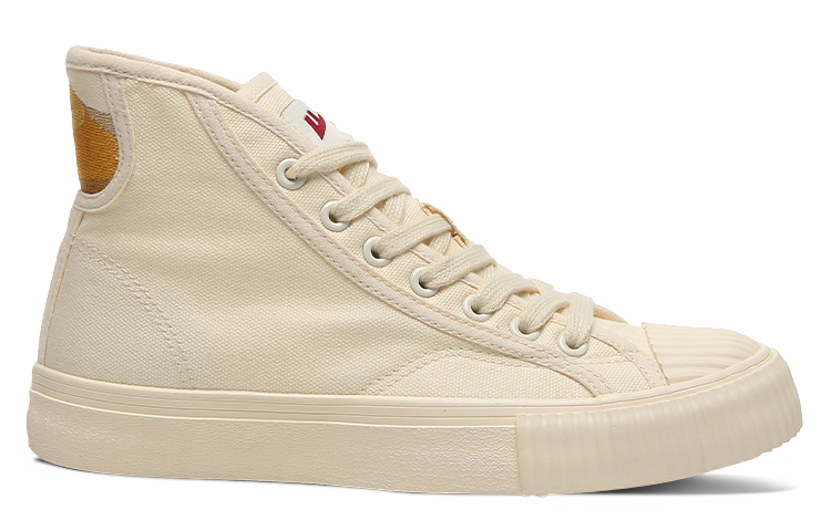 Warrior High-Top Canvas 'Mingsha Mountain Beige' 圖 2