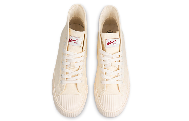 Warrior High-Top Canvas 'Mingsha Mountain Beige' 圖 4