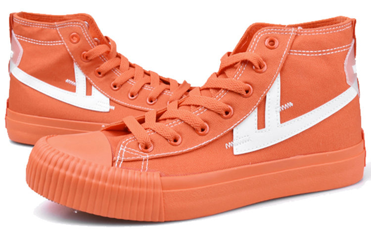 Warrior High-Top Canvas 'Orange' 圖 3