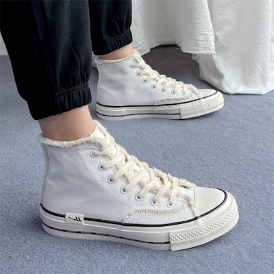 Warrior High-Top Canvas 'White Comfort Plus Velvet' WXY-E209G01 2