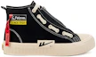 Order Warrior Sepatu Kanvas Tinggi dengan Ritsleting 'Hitam' FXY-020TC04