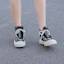 Purchase Warrior Sepatu Kanvas Tinggi dengan Ritsleting 'Hitam' FXY-020TC04