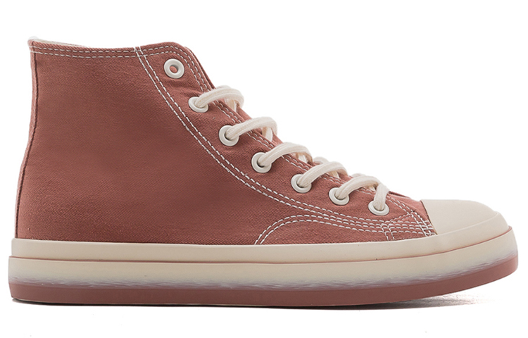 Warrior High-Top Casual Canvas Sneaker 'Red Bean' 圖 2