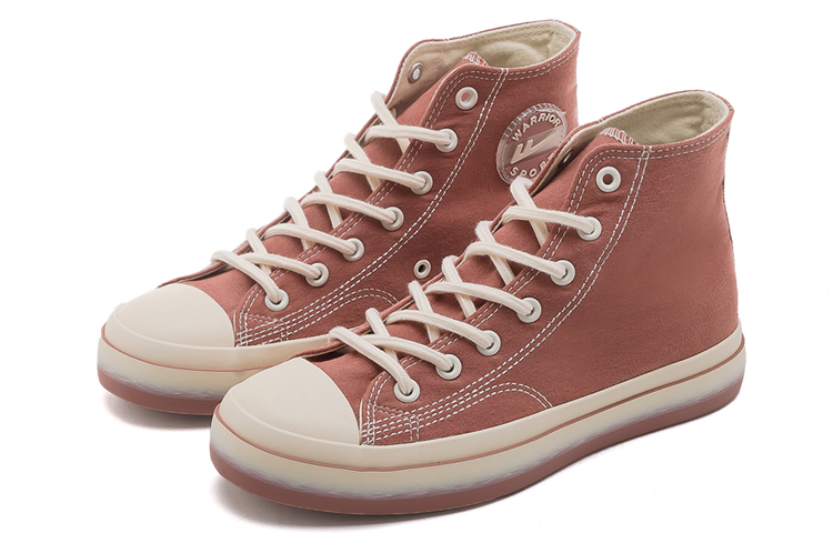 Warrior High-Top Casual Canvas Sneaker 'Red Bean' 圖 3